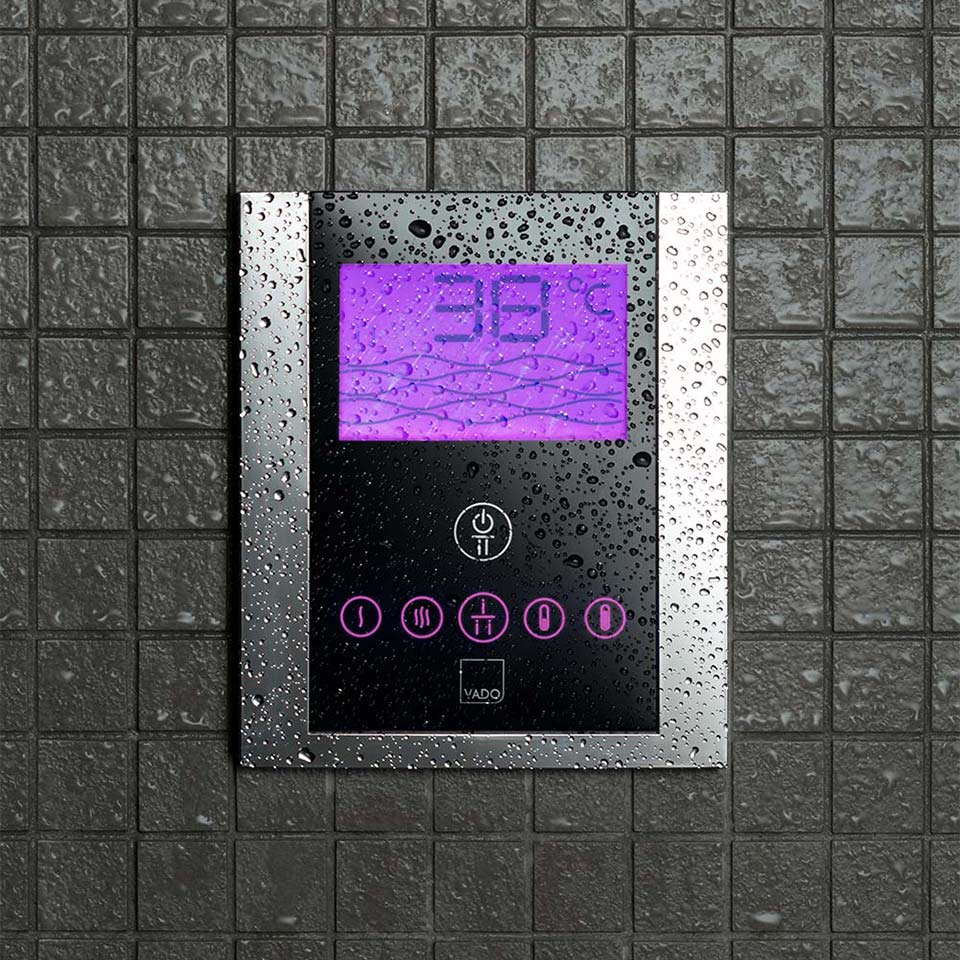 digital touch screen shower control
