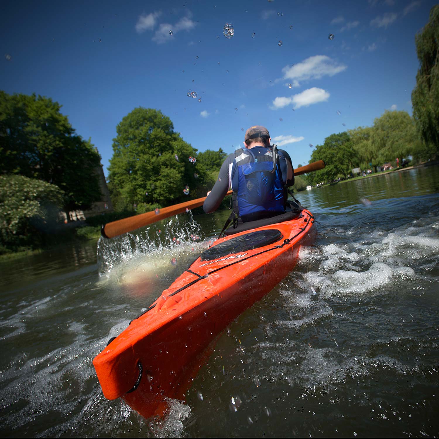 My baby brother on the River Avon, Stratford-upon-Avon