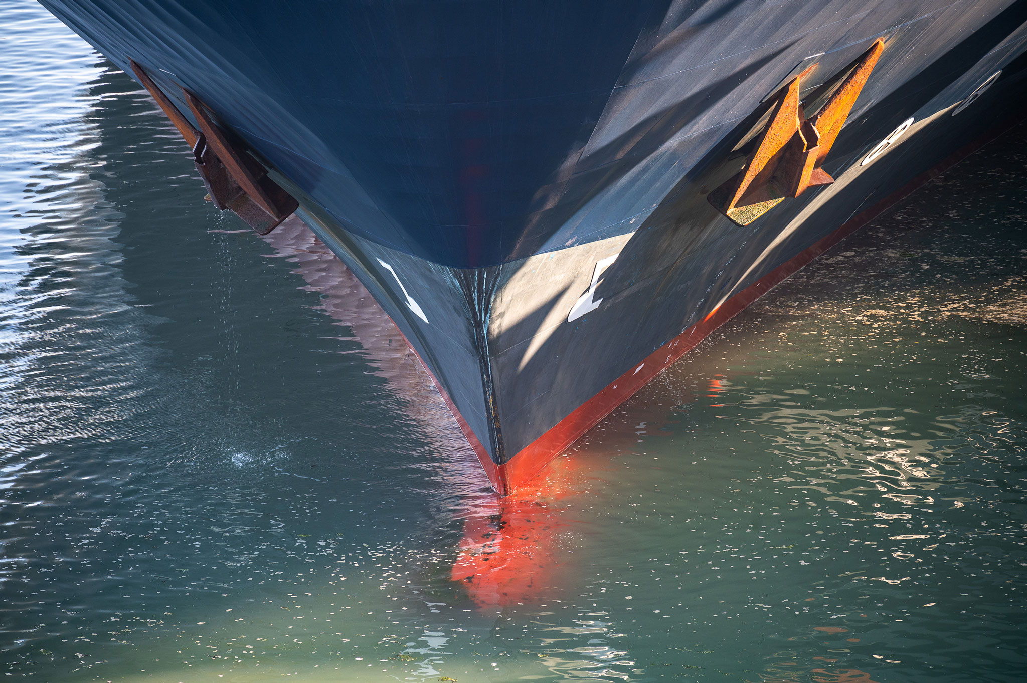 Bow, Portsmouth harbour