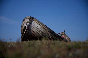 She'll never sail again. Norfolk.