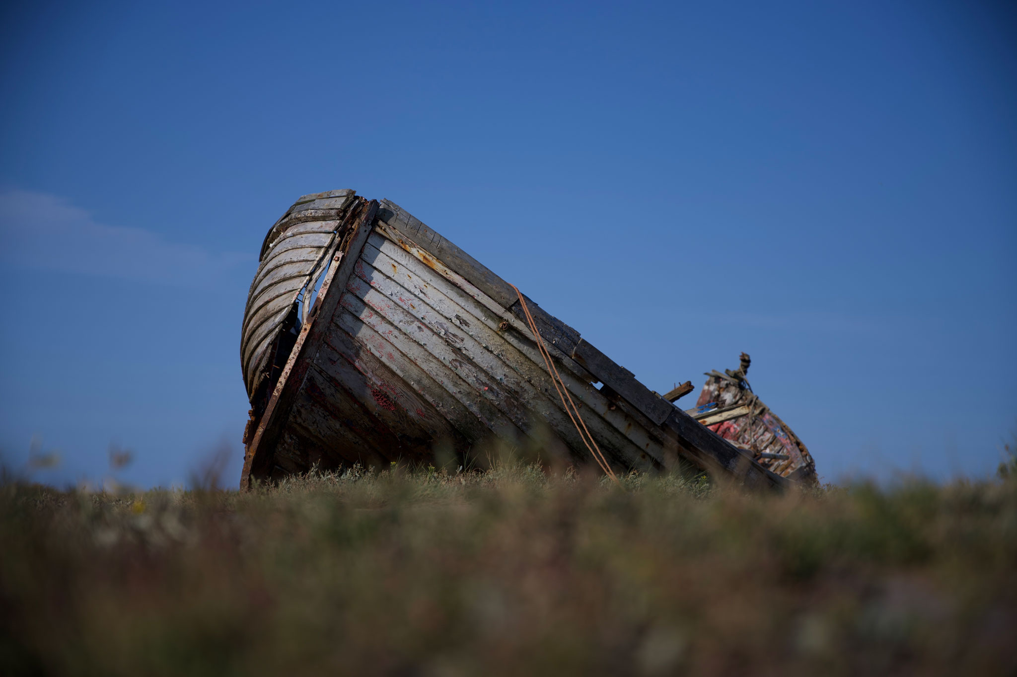 She'll never sail again. Norfolk.