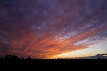 Warwickshire winter sunset