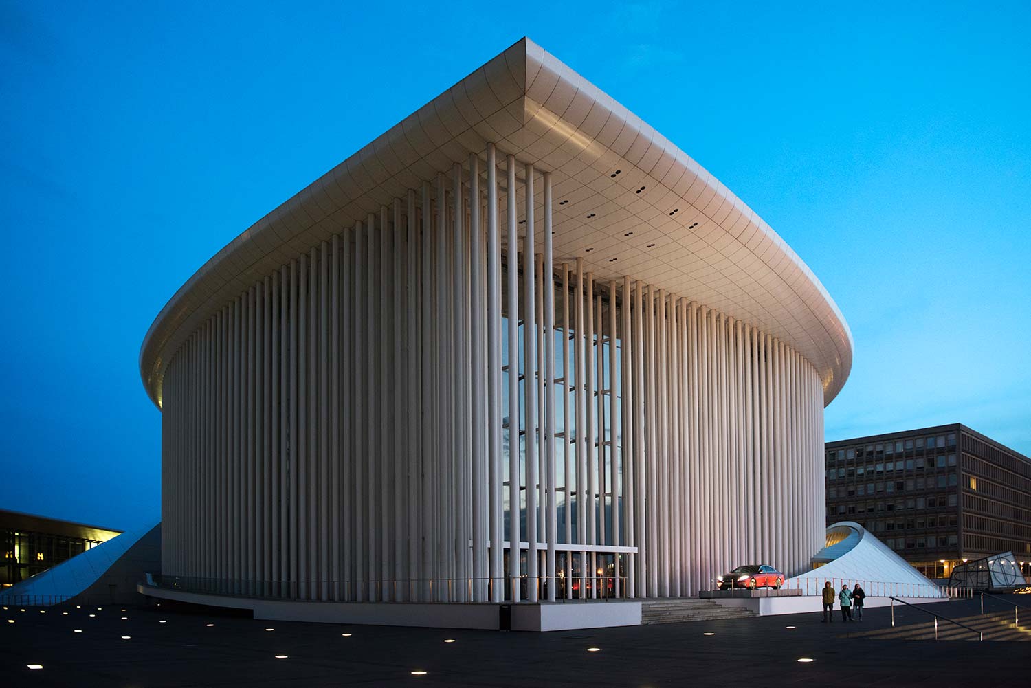 Philharmonie Luxembourg, also called Grande-Duchesse Joséphine-Charlotte Concert Hall, Luxembourg (funnily enough)